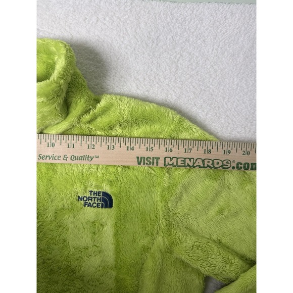 The North Face Women's Osito Fleece Zip Up Jacket Lime Green Outdoor Casual Med - Picture 12 of 14